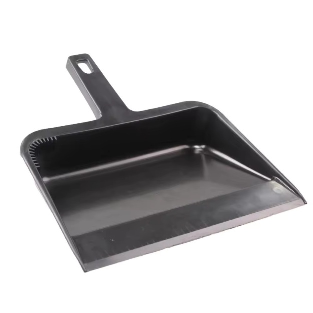 12'' Black Plastic Dustpan